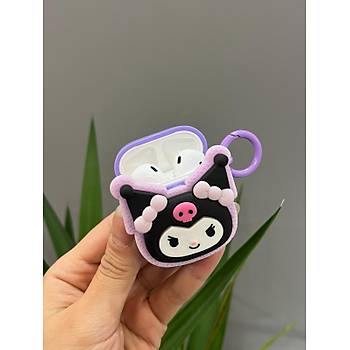 Airpods Pro 3. Nesil Uyumlu Kuromi Fig�rl� Koruyucu K�l�f 