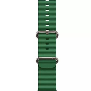 Apple Watch Kordon 3 4 5 6 7 8 SE Ultra Serisi 42 Mm/44 Mm/45Mm/46MM/ 49Mm Uyumlu Ocean Silikon Spor Kay��