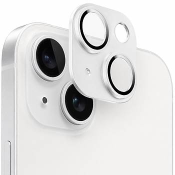 iPhone 15 / 15 Plus Uyumlu Full Kamera Lens Koruyucu Tam Kaplama Kamera Adas� Koruma Cam�
