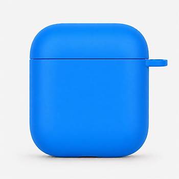 AirPods 1 ve AirPods 2 Uyumlu Silikon Koruyucu K�l�f Yumu�ak Esnek Kulakl�k Kutusu Koruma Kab�