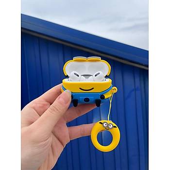 Airpods Pro Uyumlu Sevimli Minions Koruyucu K�l�f
