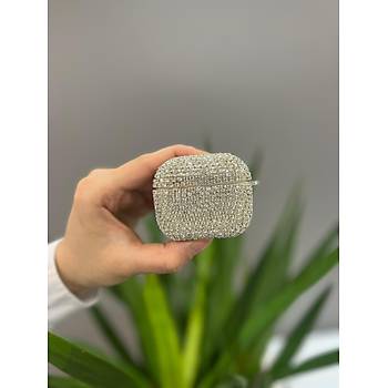 Airpods 3.Nesil Uyumlu Diamond Ta�l� Koruyucu K�l�f