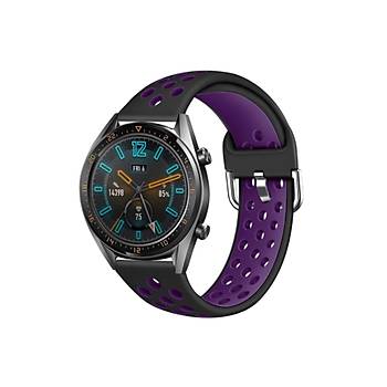 Watch Gt2 Uyumlu Pastel Renkli Silikon Kordon 46mm Krd-10