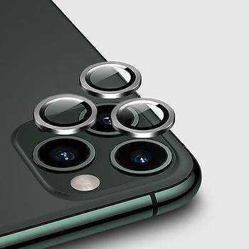 iPhone 11 Pro ve iPhone 12 Pro Uyumlu Lens Koruyucu (Temperli Cam Kamera Koruyucu)