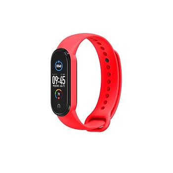 Xiaomi Mi Band 5 Kordon Ak�ll� Bileklik Kordonu Beyaz Kordon