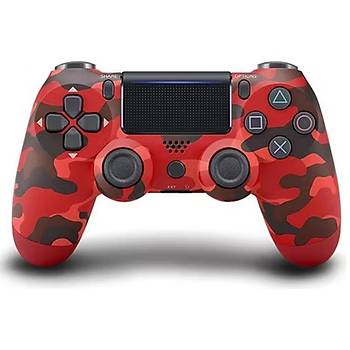 Doubleshock PS4 Uyumlu Kablosuz Titre�imli Oyun Kolu (Kamuflaj Desenli Gamepad)
