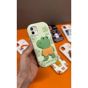 Sevimli Frog Fig�rl� Telefon K�l�f�