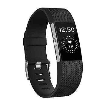 Fitbit Charge 2 Ak�ll� Saat Uyumlu Silikon Kordon/Kay��