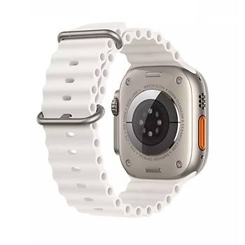 Apple Watch Ultra 49MM Uyumlu Ocean Kordon Silikon Kay��
