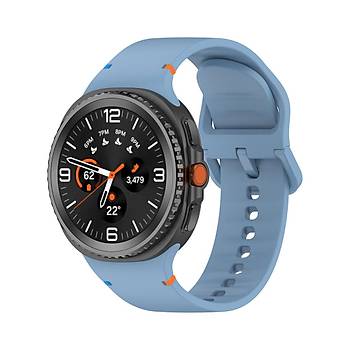 Galaxy Watch 8 Ultra Uyumlu Klasik Silikon Kordon/Kay��