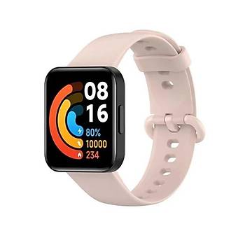 Redmi Watch Lite 2 Ak�ll� Saat Uyumlu Sportif Silikon Kordon/Kay��