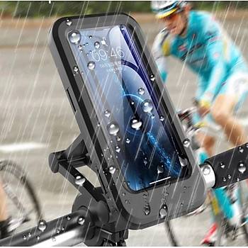 Su Ge�irmez Motosiklet Bisiklek Telefon Tutucu Portatif Ayarlanabilir M�knat�sl�