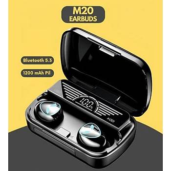 M20 TWS Bluetooh Kulakl�k (�arj G�stergeli)