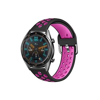 Watch Gt2 Uyumlu Pastel Renkli Silikon Kordon 46mm Krd-10