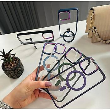 Metal Tu�lu Standl� Magsafe K�l�f Sierra Blue