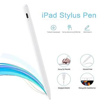 Apple iPad ve iPad Pro Uyumlu Dokunmatik Yaz� Kalemi (Avu� ��i Red �zelli�i)