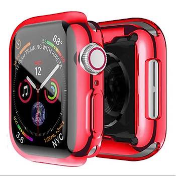 Apple Watch 7 8 45MM Uyumlu Kasa ve Ekran Koruyucu 360 Koruma Yumu�ak Silikon