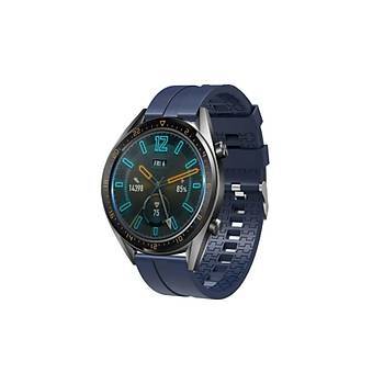 Huawei Gt  Gt 2 Honor Magic Watch Uyumlu 2 46mm Ak�ll� Saat Silikon Kordon Siyah