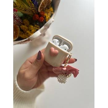 Airpods Kalpli Kurdeleli Koruyucu K�l�f Pembe