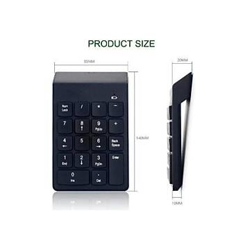 Kablosuz Numpad Kablosuz Say�sal Tu� Tak�m� Numeric Klavye