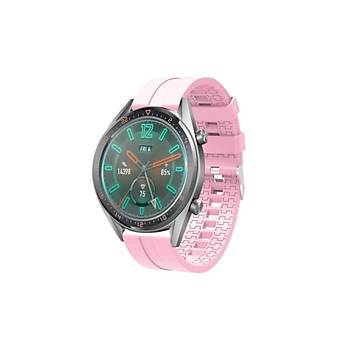 Huawei Gt  Gt 2 Honor Magic Watch Uyumlu 2 46mm Ak�ll� Saat Silikon Kordon Siyah