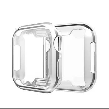 Apple Watch 7 8 45MM Uyumlu Kasa ve Ekran Koruyucu 360 Koruma Yumu�ak Silikon