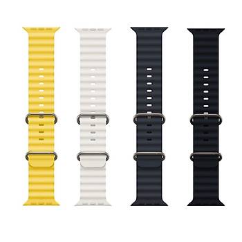 Apple Watch Ultra 49MM Uyumlu Ocean Kordon Silikon Kay��