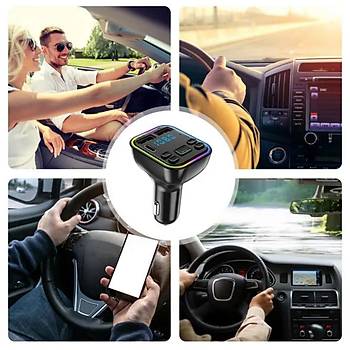 Bluetooth Kablosuz Ara� Kiti (7 Renk RGB Led I��kl�)