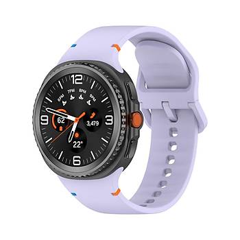 Galaxy Watch 8 Ultra Uyumlu Klasik Silikon Kordon/Kay��
