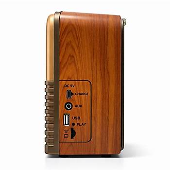 NS 7211-BT Nostaljik Radyo Bluetooth Hoparl�r (SD Kart ve USB Giri�li )