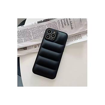Iphone 12 Uyumlu �i�me K�l�f Puffer Case Tam Koruma