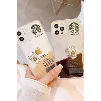 Iphone 11 Sulu Starbucks K�l�f �effaf Kahve Ak��kanl�