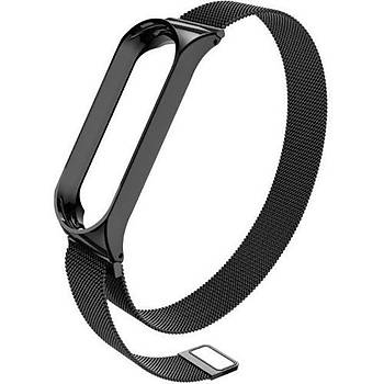 Mi7a Xiaomi Mi Band 4 - Mi Band 3 Ak�ll� Bileklik Metal Kay�� Kordon Milano