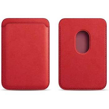 iPhone ile Uyumlu MagSafe �zellikli Deri Manyetik Kartl�k