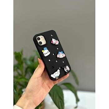 Crocks Silikon �phone Telefon K�l�f� Siyah