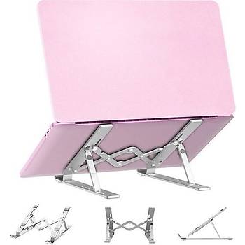 Mi7a Metal Notebook Laptop Tablet Tutucu Stand Y�kseltici Ayarlanabilir Katalan�r