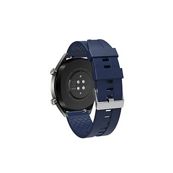 Huawei Gt  Gt 2 Honor Magic Watch Uyumlu 2 46mm Ak�ll� Saat Silikon Kordon Siyah