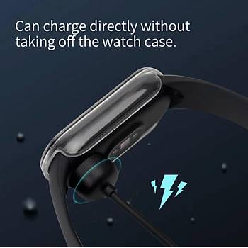 Xiaomi Mi Band 5 Uyumlu Ekran Ve Kasa Koruyucu K�l�f 360 Tam Koruma
