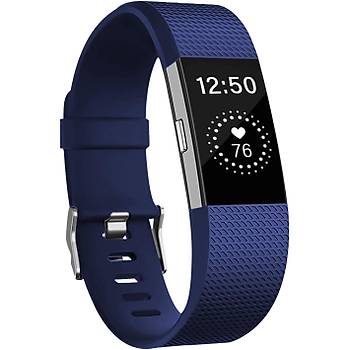 Fitbit Charge 2 Ak�ll� Saat Uyumlu Silikon Kordon/Kay��