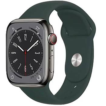 Apple Watch Seri 8 7 6 5 4 3 2 Se Ultra 42MM / 44MM / 45MM / 49MM Uyumlu Spor Silikon Kordon