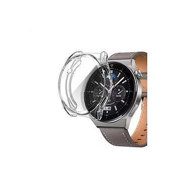 Huawei Watch Gt3 Pro 46mm 360 Tam Koruma Silikon K�l�f