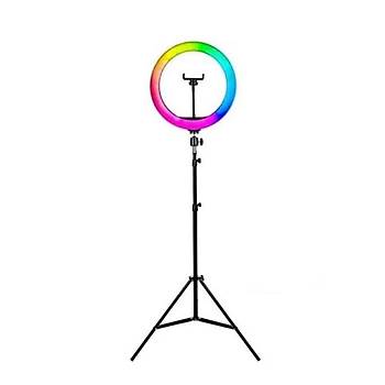 18 �n� Profesyonel RGB Ring Light Seti (Halka I��k ve Tripod)