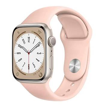 Apple Watch Seri 8 7 6 5 4 3 2 Se Ultra 42MM / 44MM / 45MM / 49MM Uyumlu Spor Silikon Kordon