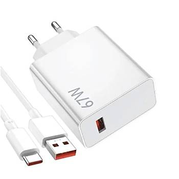 67 W Turbo H�zl� �arj Seti (USB Type-c Kablo ve Adapt�r)