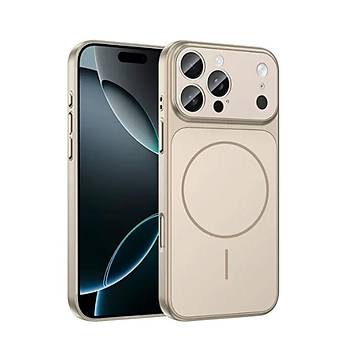 iPhone 15 Pro Uyumlu AG Glass Koruyucu K�l�f (iPhone 17 Pro Max G�r�n�ml�)