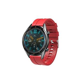 Huawei Gt  Gt 2 Honor Magic Watch Uyumlu 2 46mm Ak�ll� Saat Silikon Kordon Siyah