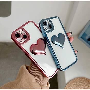 Iphone 13 Uyumlu �effaf Kalpli K�l�f Kamera Korumal�