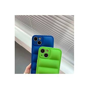 Iphone 13 Uyumlu �i�me K�l�f Puffer Case Tam Koruma