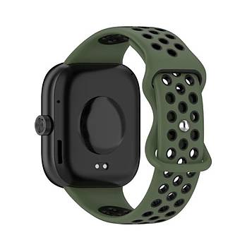Mi Band 8 Pro / Mi Band 9 Pro Uyumlu Delikli Silikon Kordon/Kay��