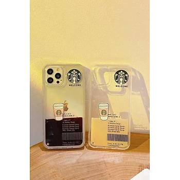 Iphone 11 Sulu Starbucks K�l�f �effaf Kahve Ak��kanl�